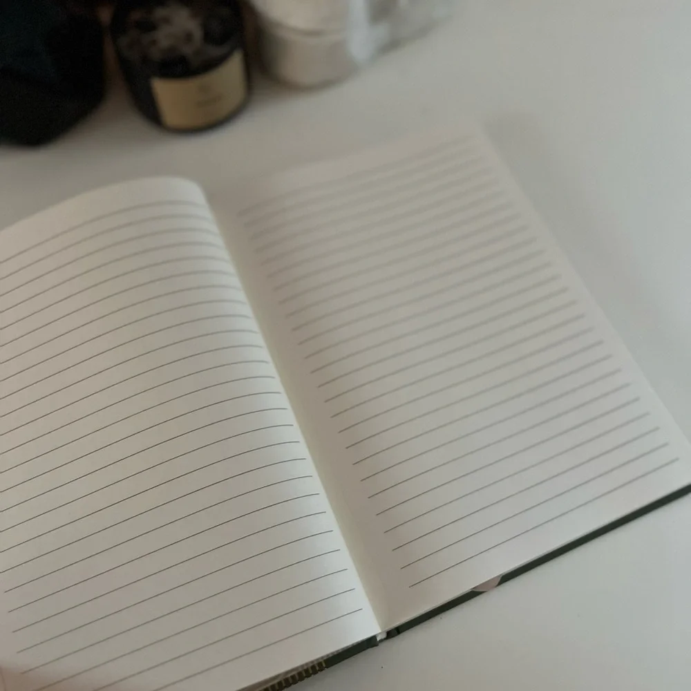 Boho 120 Page Notebook with Gold Accents